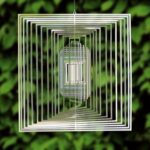 Windspinner, BlinQ Art, Vierkant, Fijn, Groot, RVS, 700361