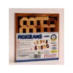 Logica Giochi Houten Puzzel Digigrams, LG947, 14x14x5cm