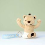 Meddy Teddy Sleutelhanger, Blauw, 19cm excl koord, w20-bs