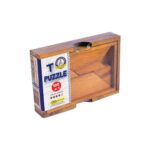 Logica Giochi Houten Puzzel T-Puzzel, LG256, 12x8x3cm