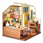 Robotime, DIY Huisje, Homey/Cozy Kitchen met LED verlichting, DG159, 19x17,1x18,5cm