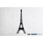 Eco Wood Art (EWA) Eiffeltoren wandecoratie 792 497x1300x7mm