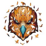 Eco Wood Art (EWA) Houten Legpuzzel Eagle, Size L, 3519, 44,9x38,7x0,4cm