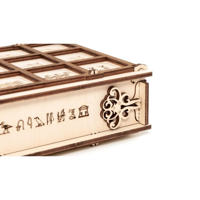 Eco Wood Art (EWA) 2 in 1 Bordspel, Senet en Ur, 1355, 34,5x14x6cm - Afbeelding 10