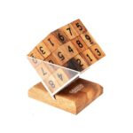 Logica Giochi Houten Cube Sudoku Puzzel, LG624, 11,3x8,5x12,5cm
