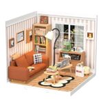 Robotime, DIY Huisje Super Creator Cozy Living Lounge, DW007, 16,3x16,3x15,2cm