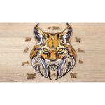 Eco Wood Art (EWA) Houten Legpuzzel Lynx size L, 1775, 47,3x37,5x0,5cm